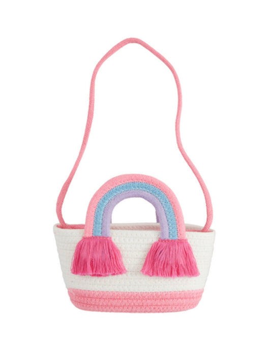 Pink Rope Rainbow Purse