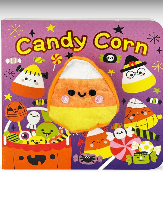 Candy Corn Halloween Lift-A-Flap Finger Puppet Book