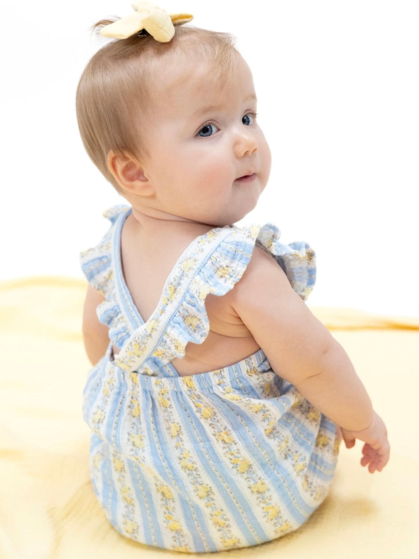 Odalys Floral Stripe Sunsuit