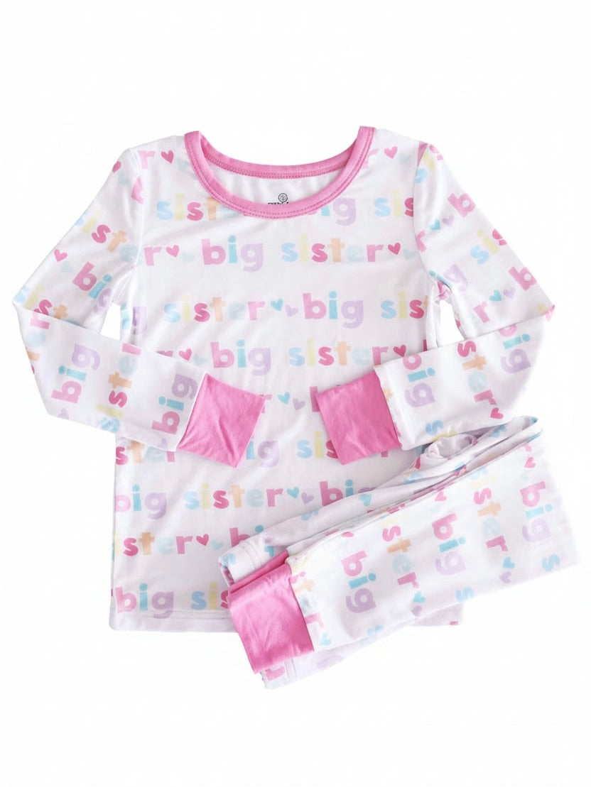 Big Sister Two Piece Pajama Set
