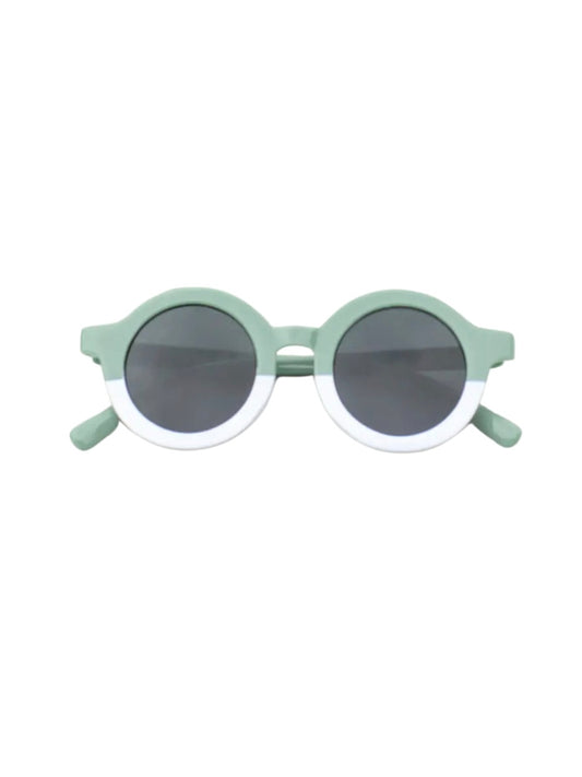 Kids Fashion Sunglasses - Green Two Tone