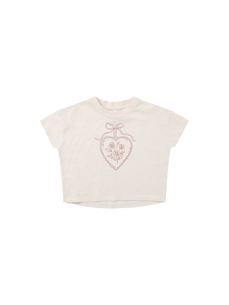 Petal Heart Locket Boxy Tee