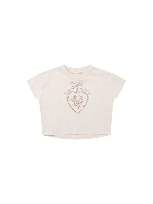Petal Heart Locket Boxy Tee