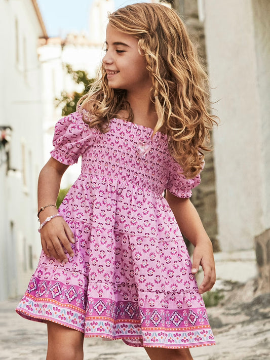 Smocked Dress - Orchid