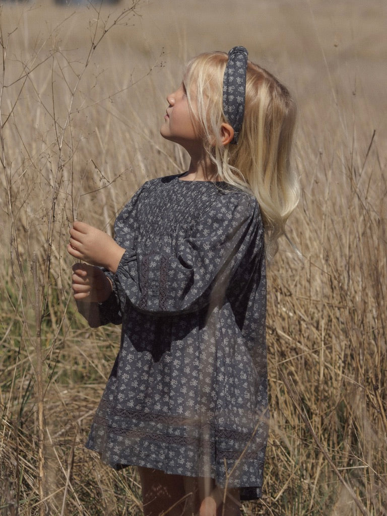 Midnight Heart Ditsy Selene Dress