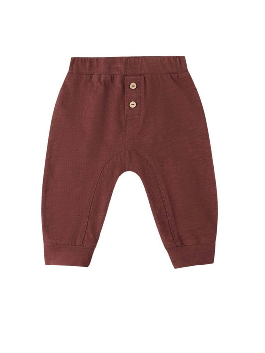 Burgundy Baby Cru Pant