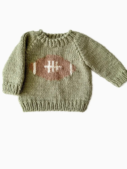 Football Knit Sweater