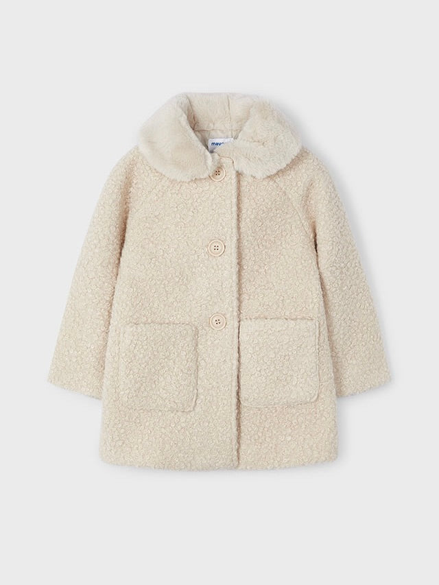 Shearling Coat - Creamy Tan