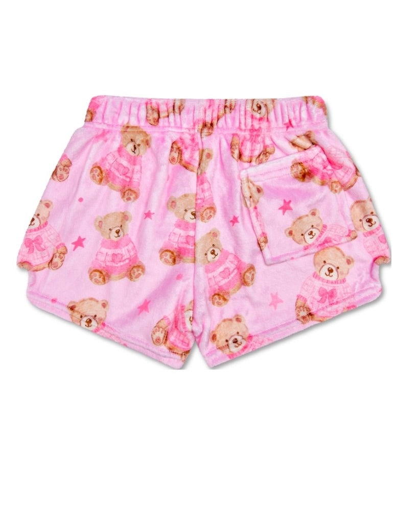 Beary Cute Plush Shorts