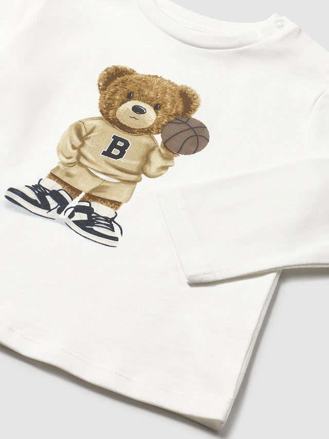 Basketball Bear Long Sleeve Top
