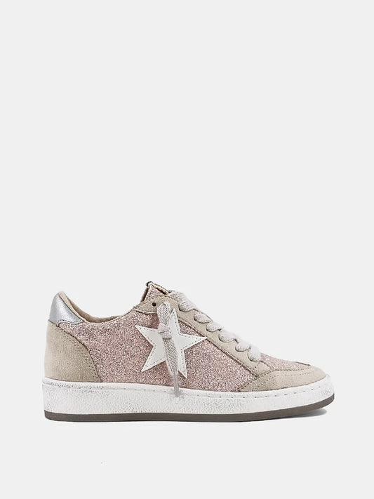 Kids Champagne Glitter Sneaker