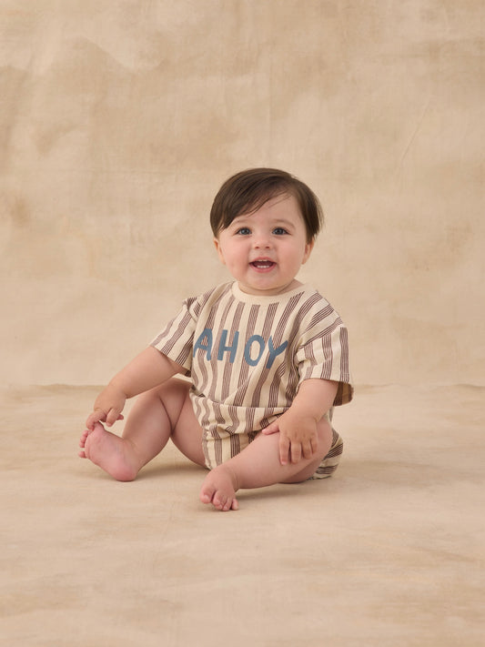 Ahoy Relaxed Bubble Romper