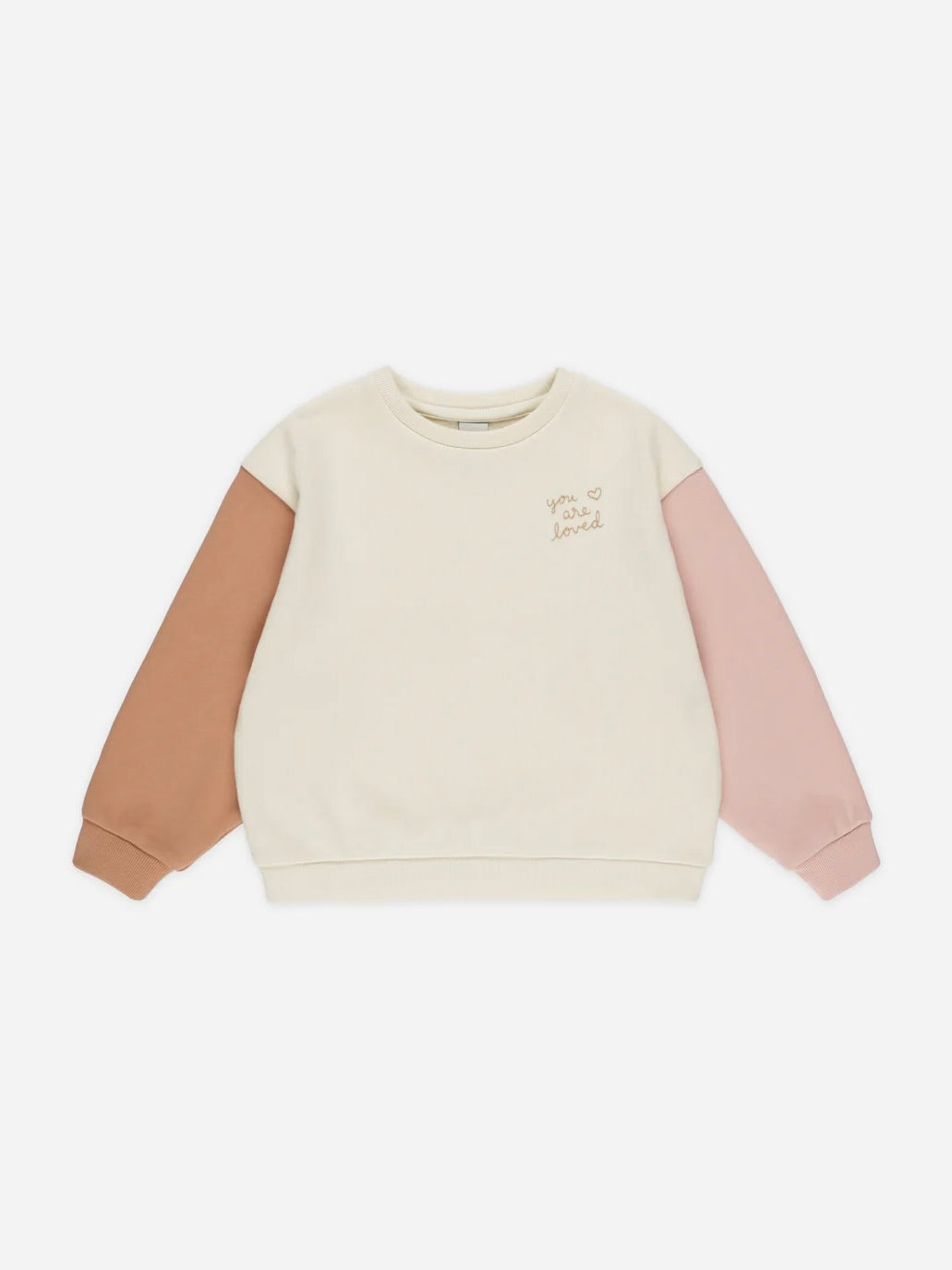 Natural Color Block Legend Sweatshirt