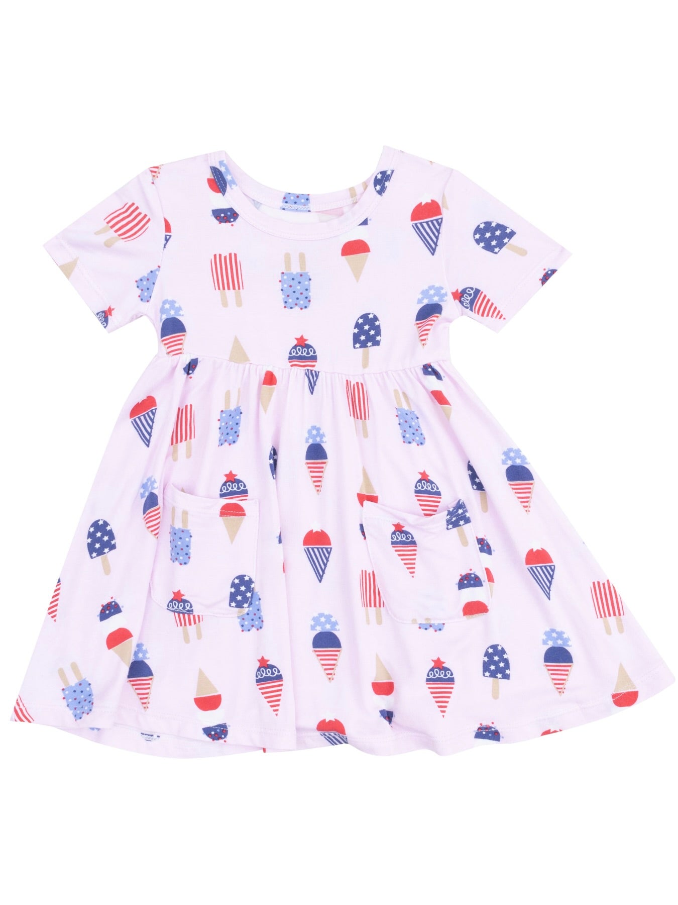 Pink American Ice Cream Twirly Dress