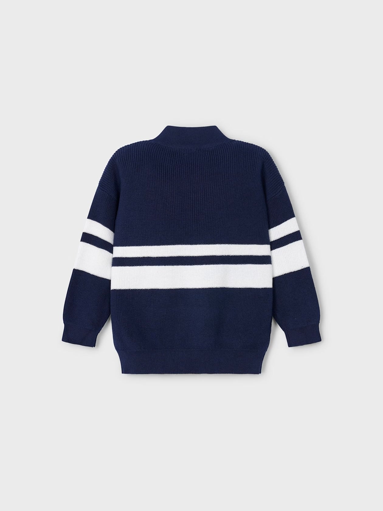 Navy Zip Sweater