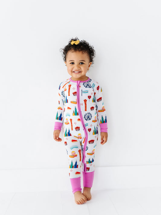 Chicago Convertible Romper - Pink