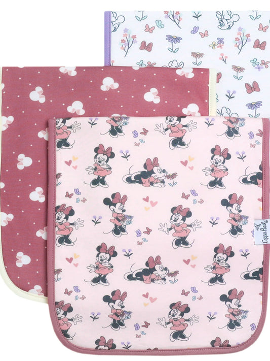 Burp Cloth Set - Minnie Mouse