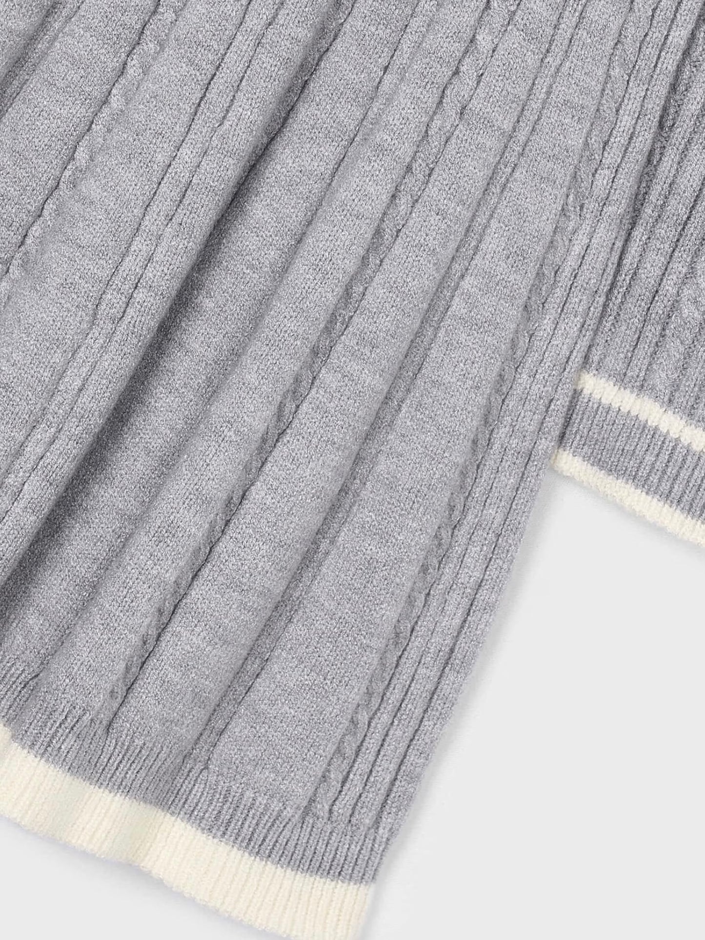 Knit Sweater Dress - Grey
