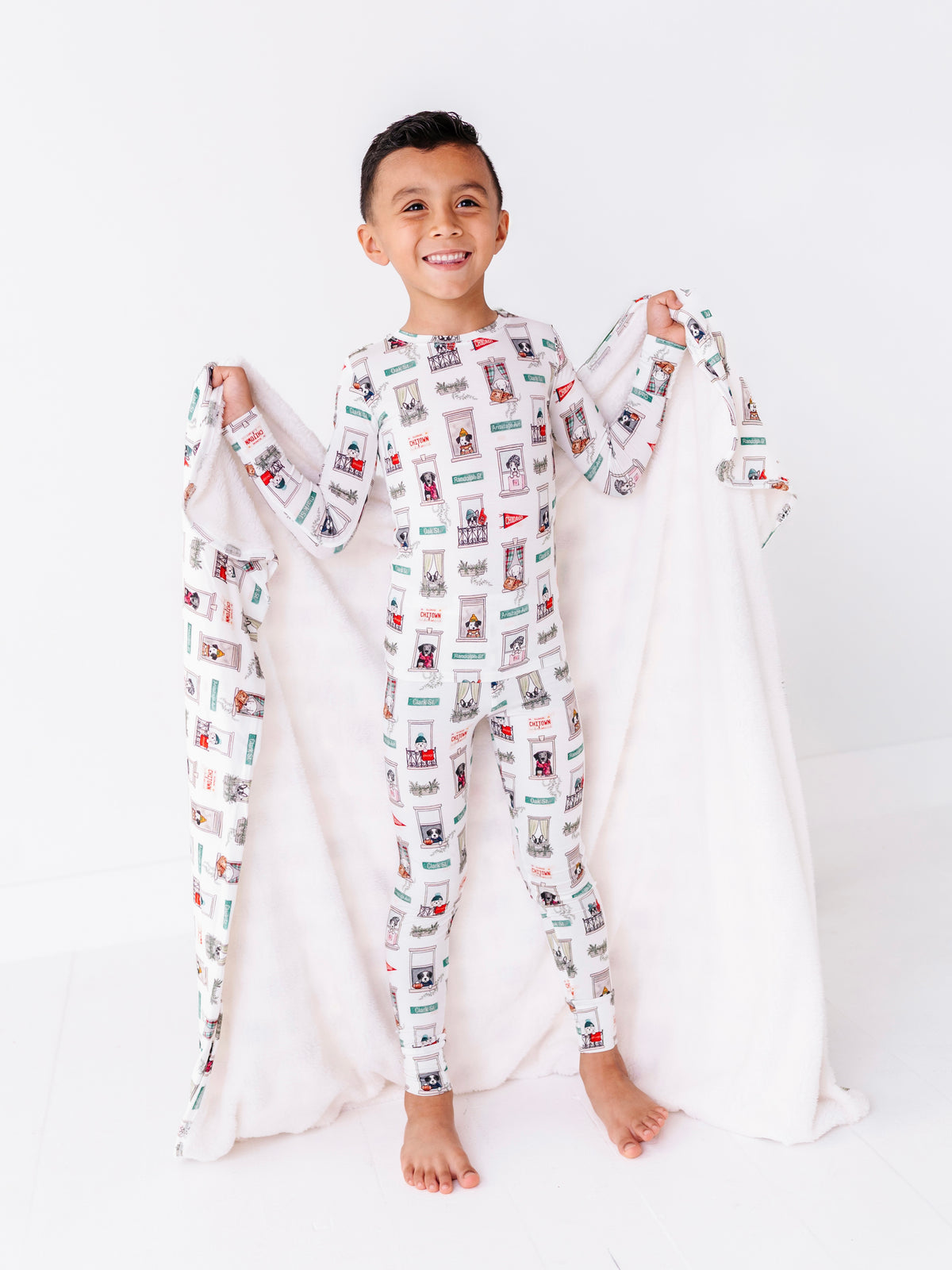 Chicago Pups Kids Pajama Set