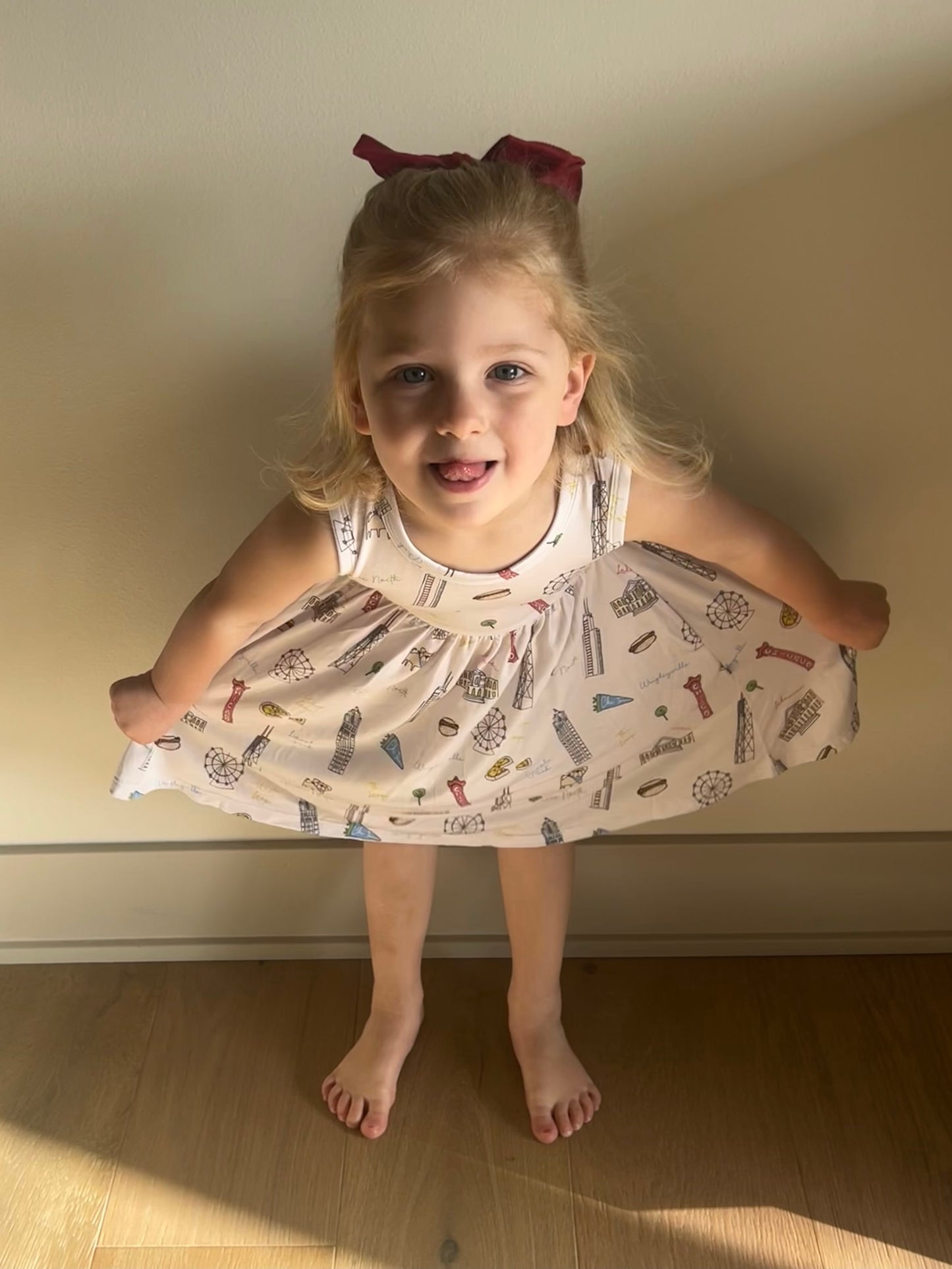 Sweet Home Chicago Tank Twirl Dress