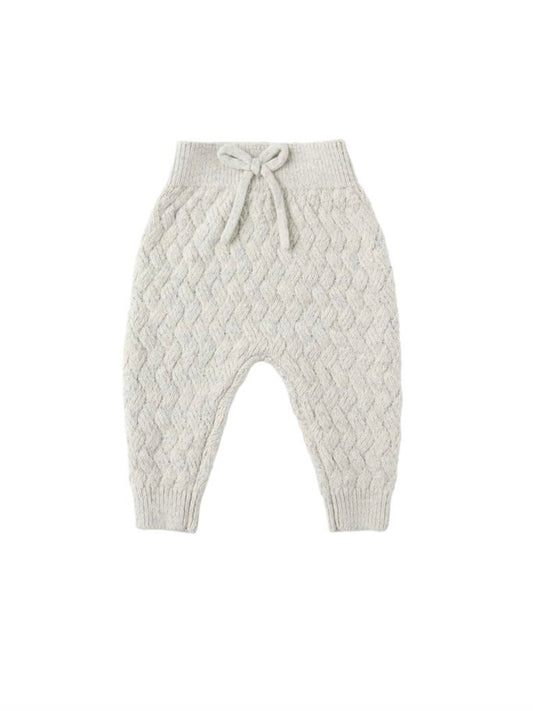 Heathered Blue Knit Pant