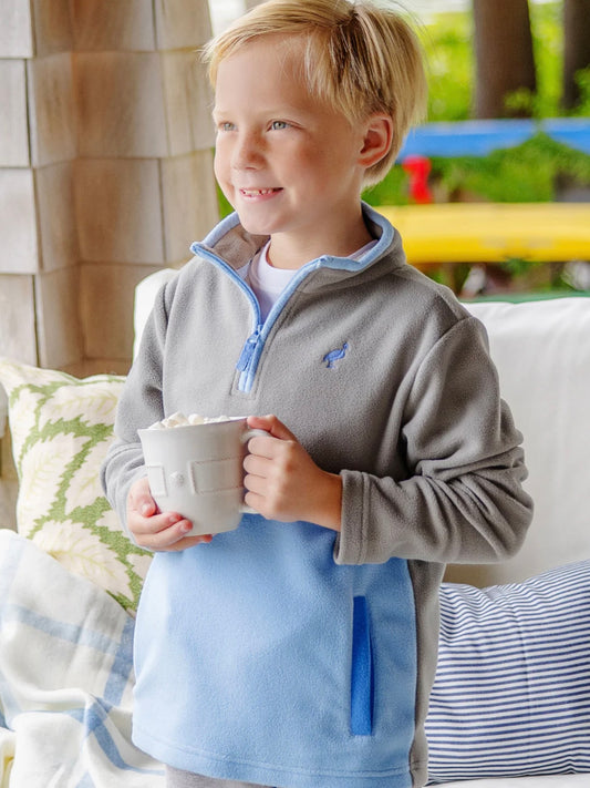 Fleece Half Zip - Grantley Grey