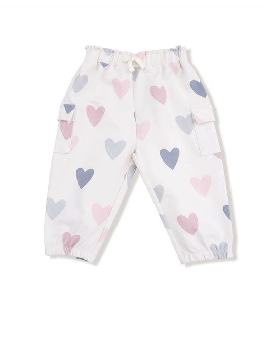 Hearts French Terry Cargo Pants
