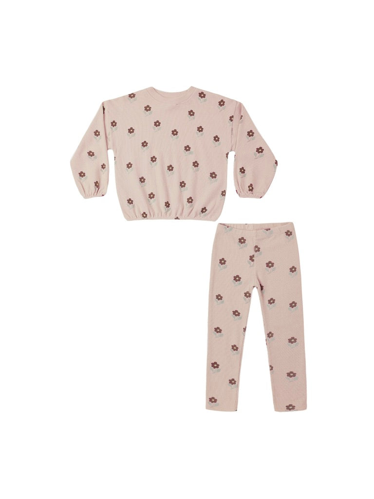 Petal Daisy Spongey Knit Set