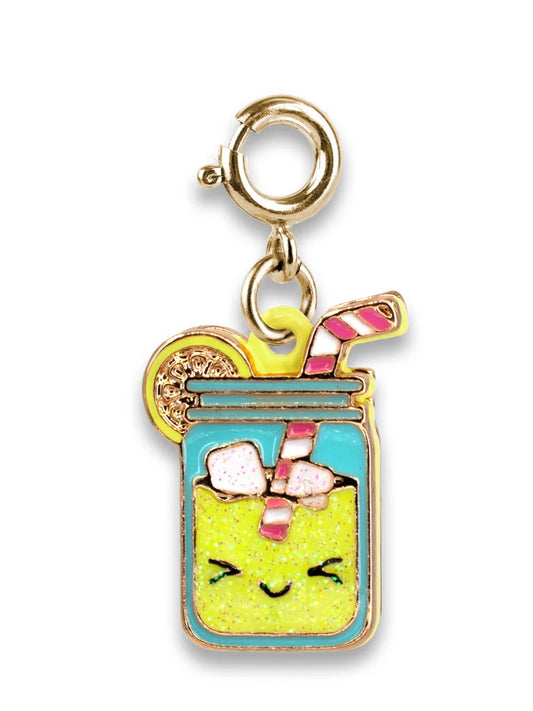 Gold Glitter Lemonade Charm