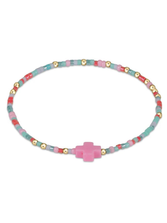 egirl Hope Unwritten Signature Cross Bracelet - Anything is Popsicle