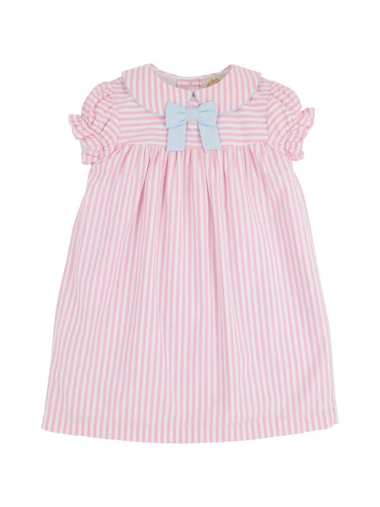 Short Sleeve Banks Bow Dress