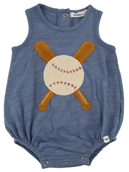 Denim Baseball Bubble