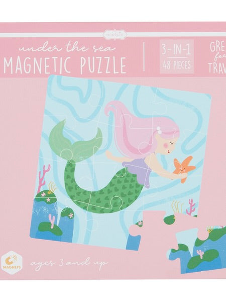 Pink Under The Sea Magnetic Puzzle