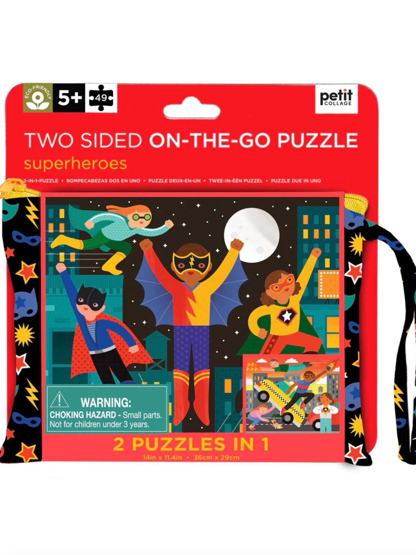 Superhero 2-Sided Puzzle