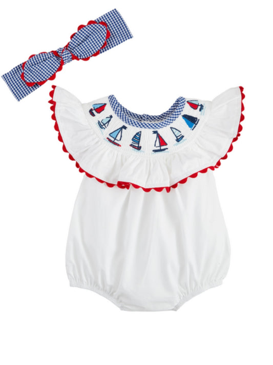 Sailboat Bubble & Headband Set