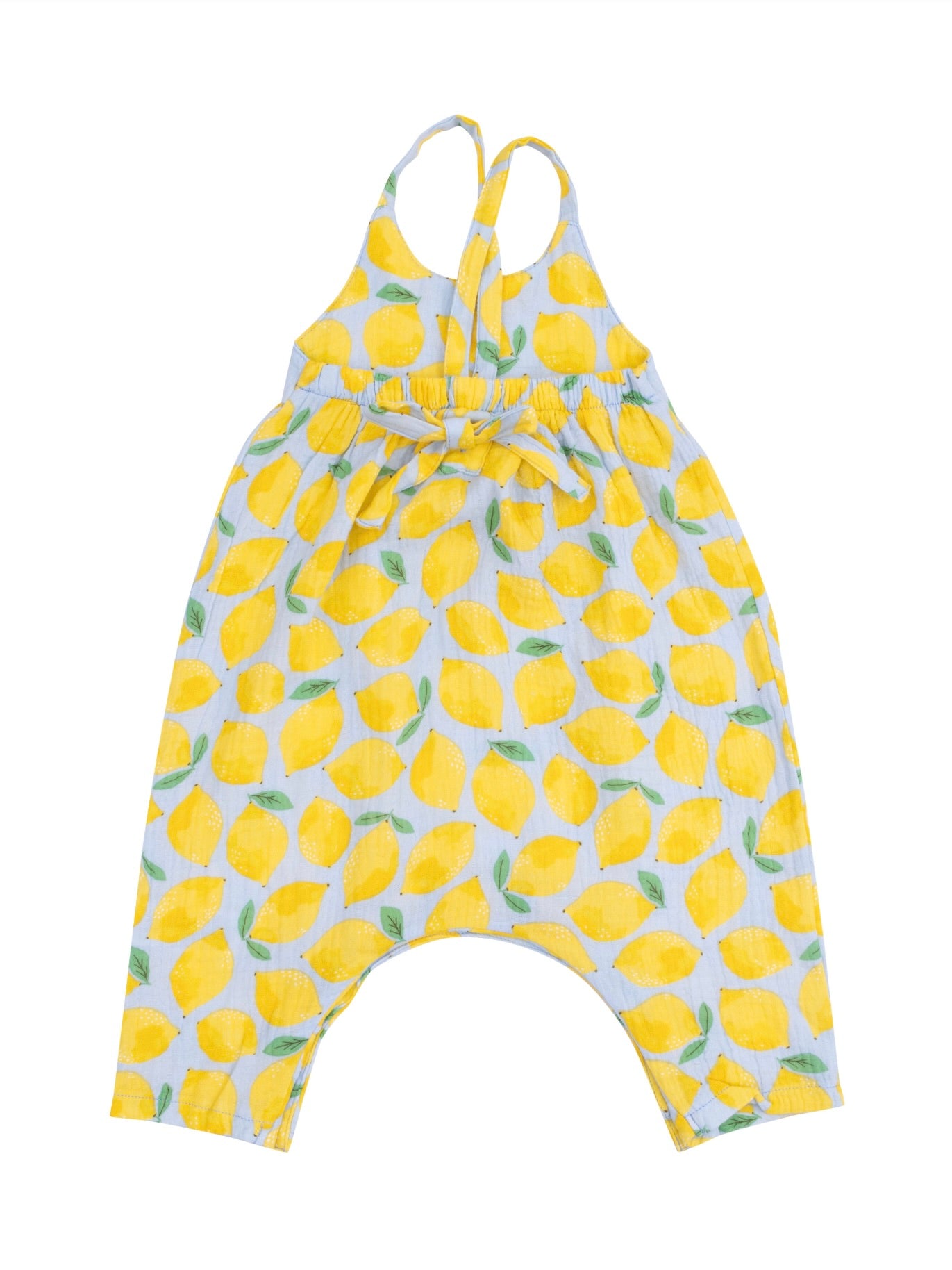 Sunny Lemons Tie Back Romper