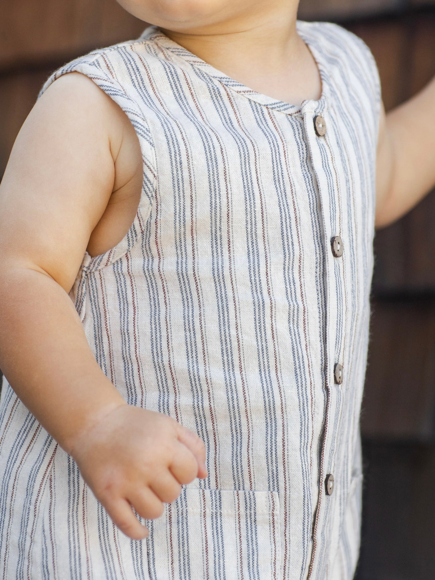 Nautical Stripe Woven Jumpsuit