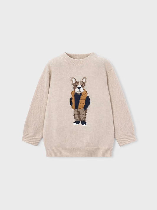 Oat Frenchie Sweater