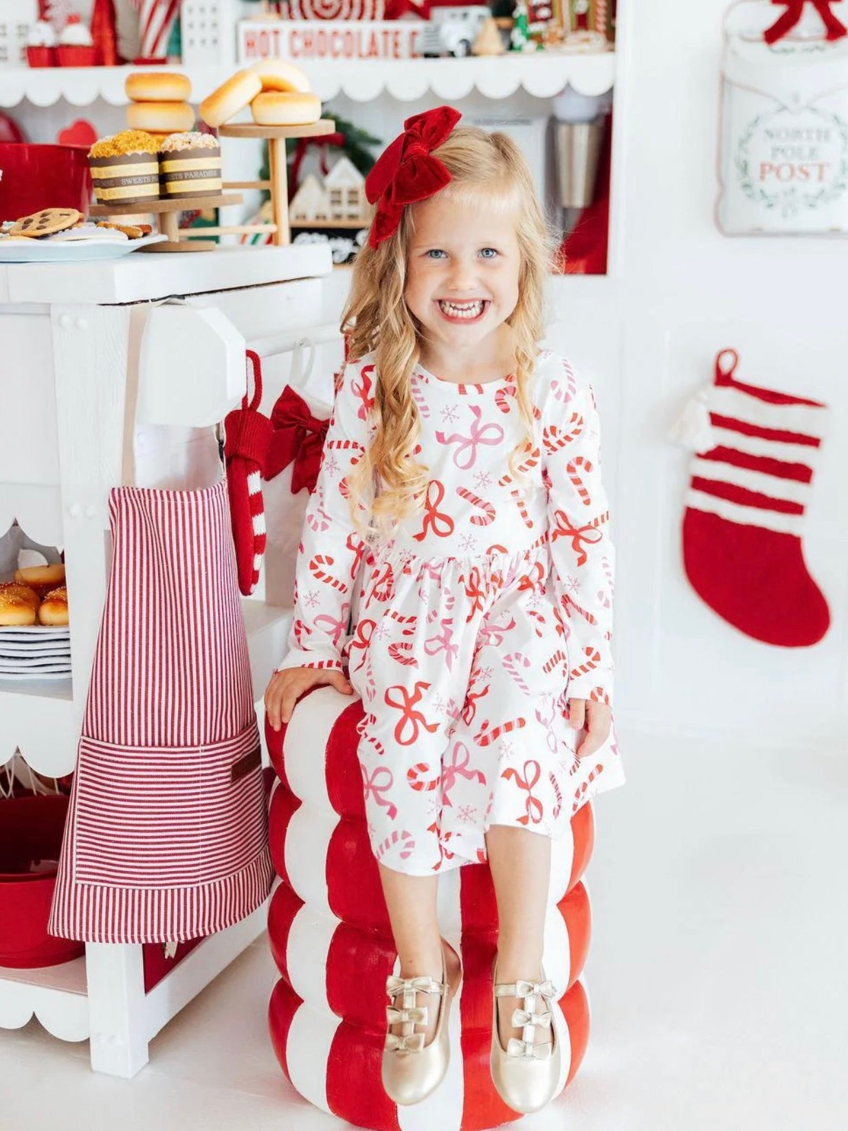 Candy Cane Lane Twirl Dress