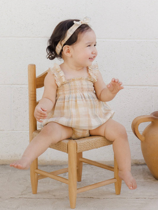 Pastel Plaid Julia Romper