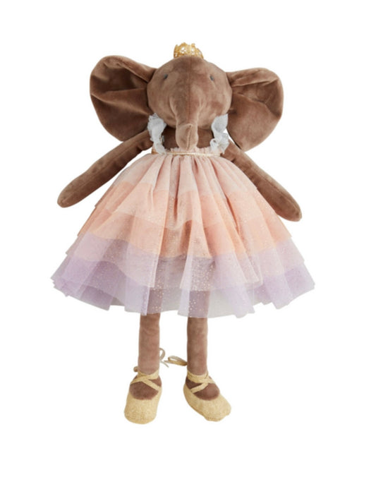 Elephant Velvet Princess Plush