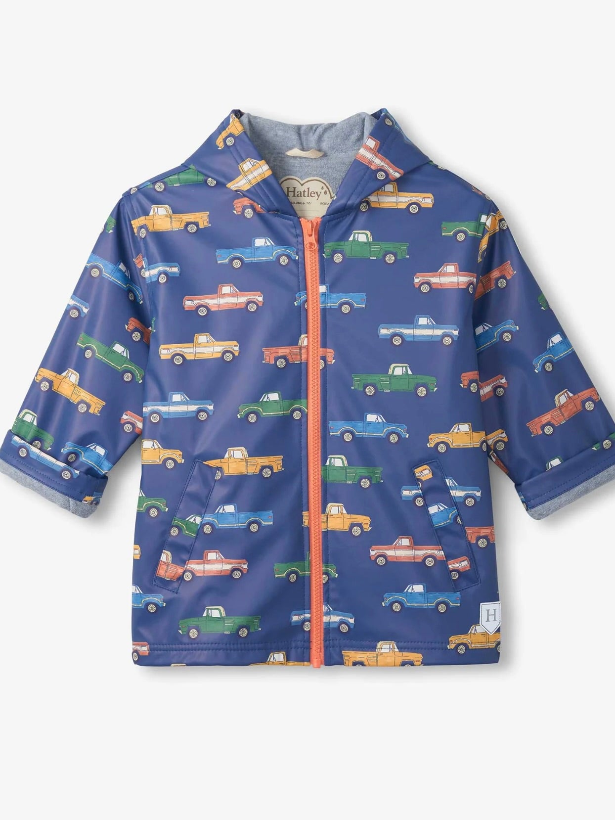 Trucks Zip Up Rain Jacket