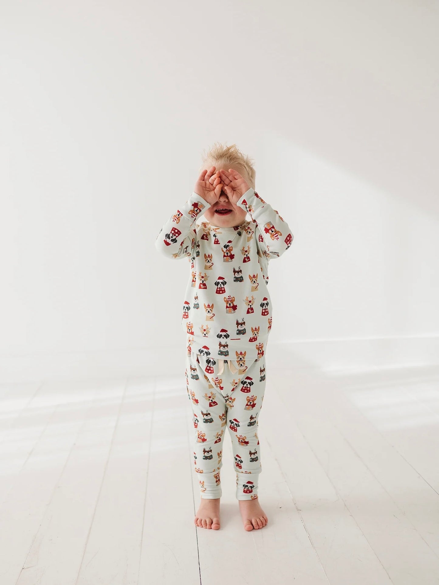 Slim Jogger Pants - Holiday Dogs