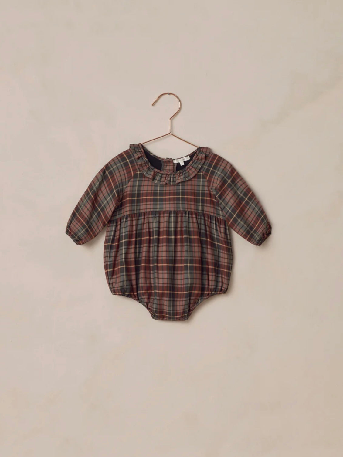 Adeline Romper - Winter Tartan
