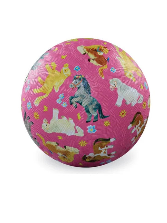 5" Playground Ball - Pink Ponies