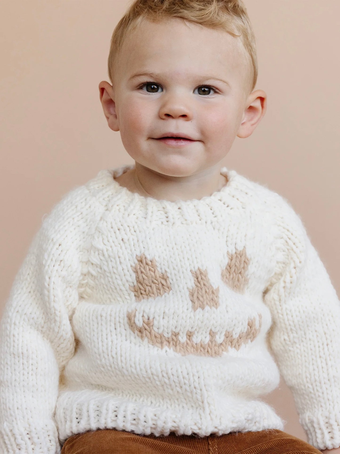 Cream Jack-o-Lantern Sweater