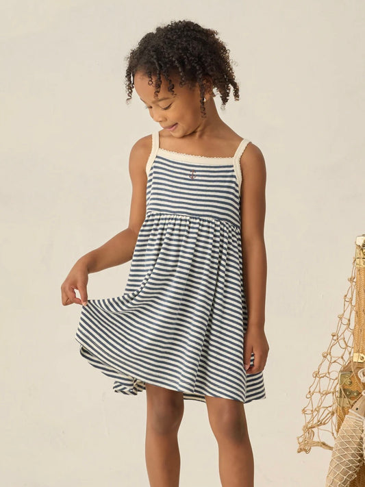 Navy Stripe Lea Dress