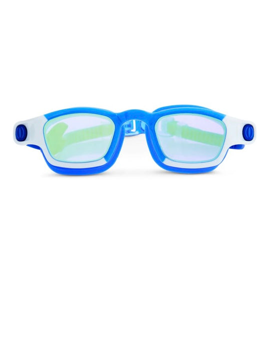 Short Fin Shark Swim Goggles - Oceanic Blue