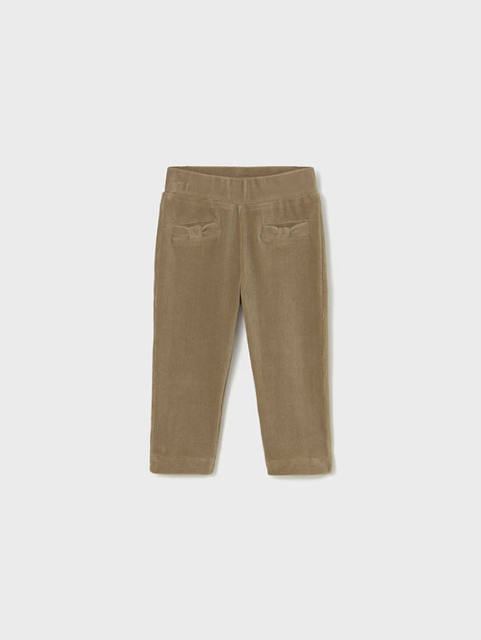 Basic Cord Knit Legging - Camel