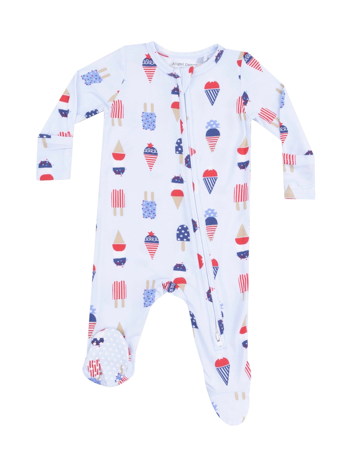 Blue American Ice Cream Footie